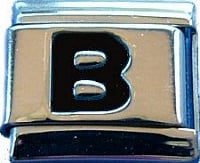 Lettre B noir