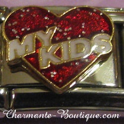 MY KIDS sur cœur rouge