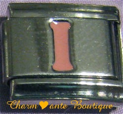 Lettre I rose 1