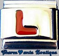 Lettre L rouge