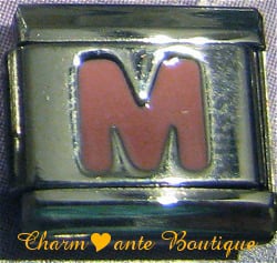 Lettre M rose 1