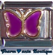 Papillon mauve